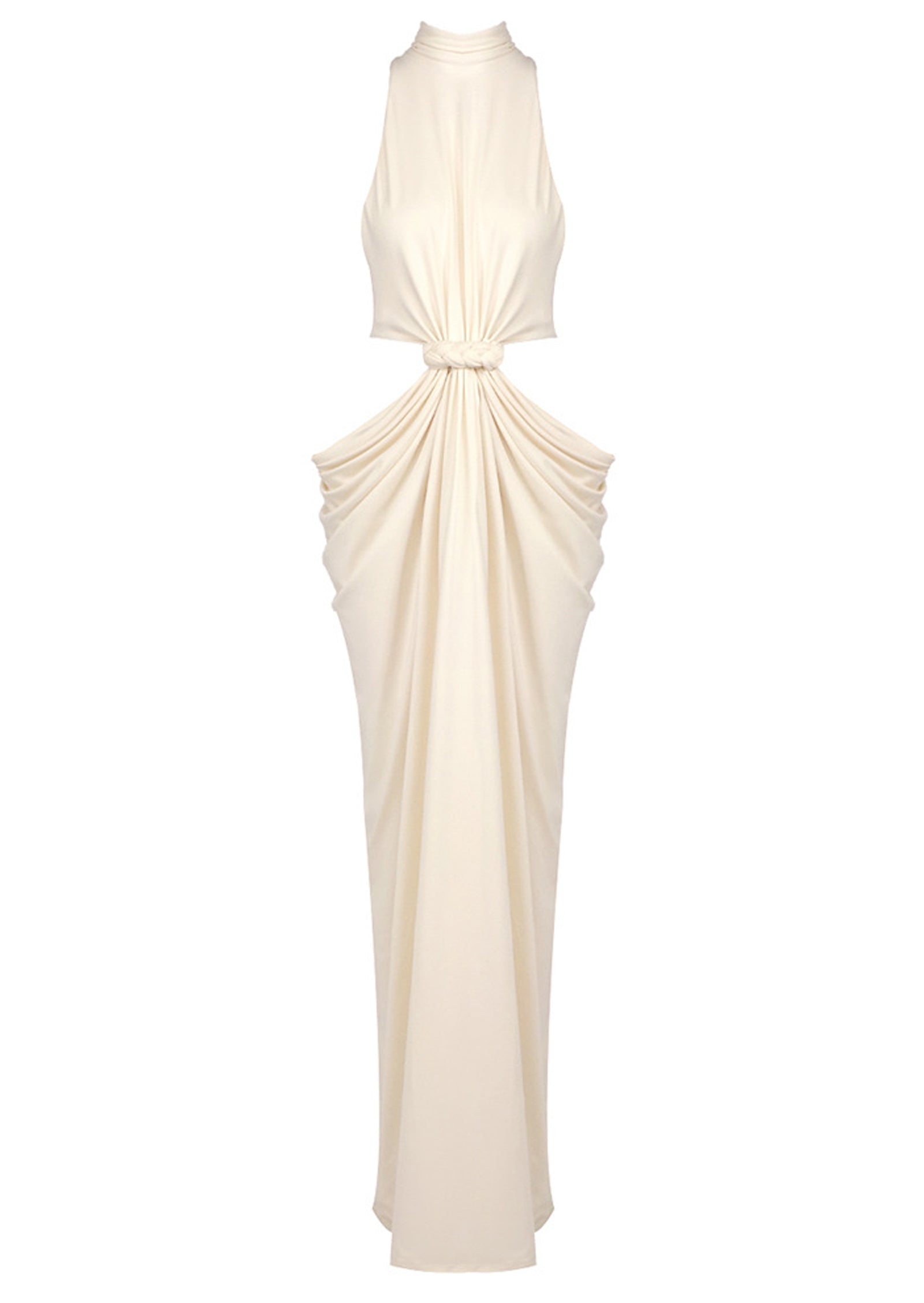 Midikleid in A-Linie mit Blumenmuster und Laternenärmeln