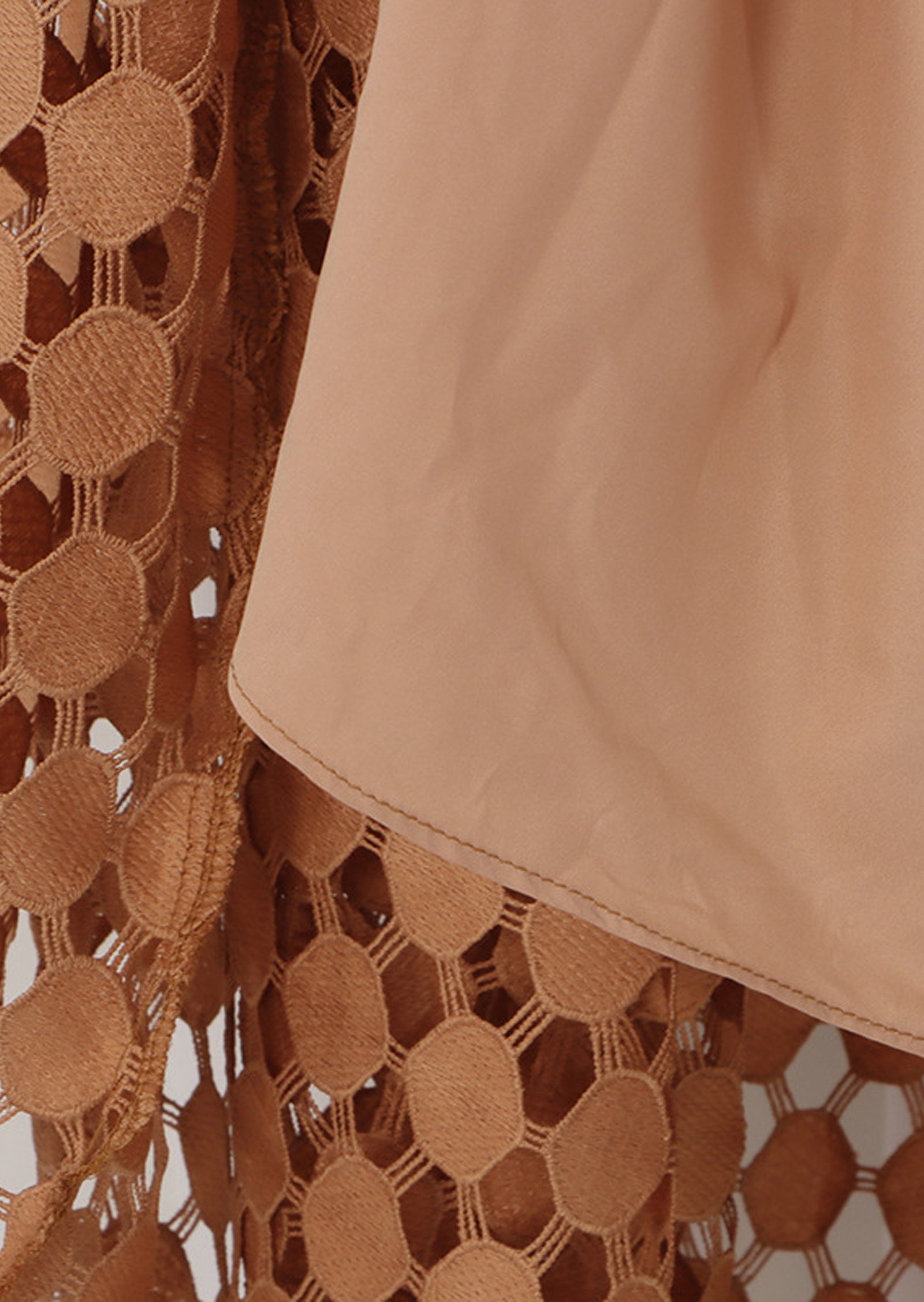 Midikleid in A-Linie mit Blumenmuster und Laternenärmeln