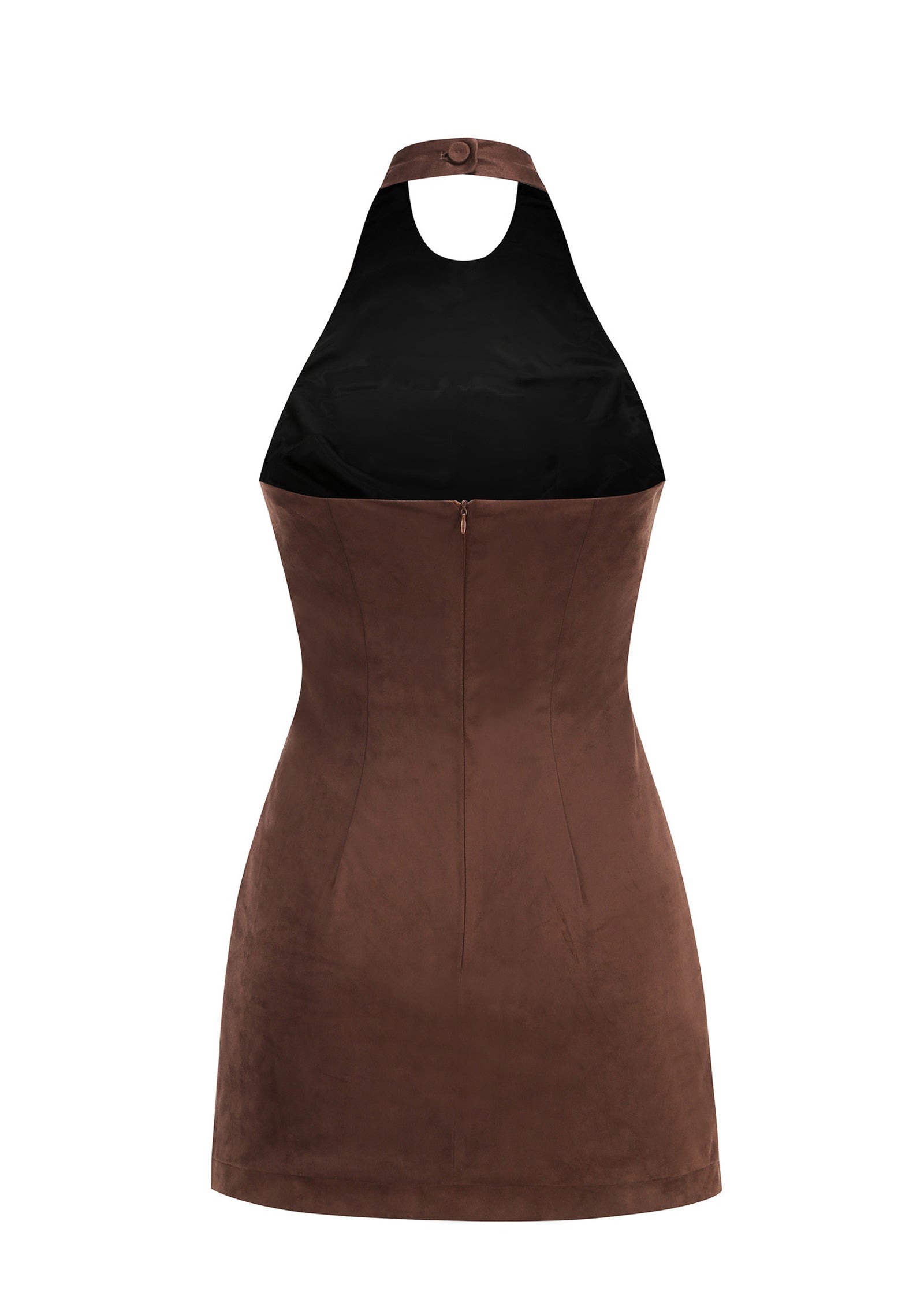 Zakwani Sleeveless Halter Neck Mini Dress