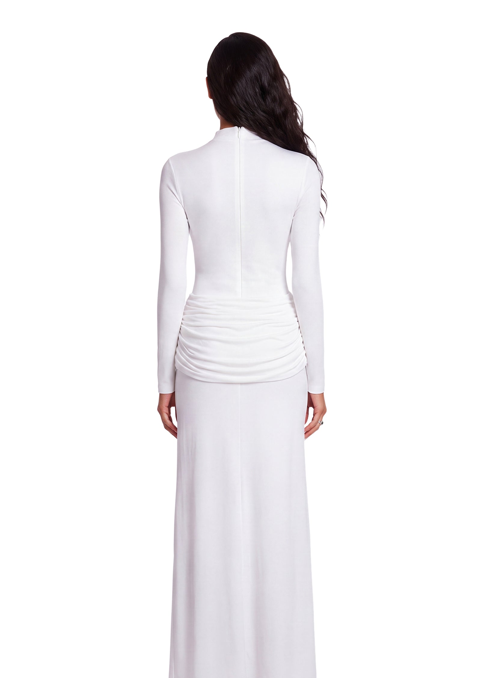 Bedros Jersey Maxi Dress In White