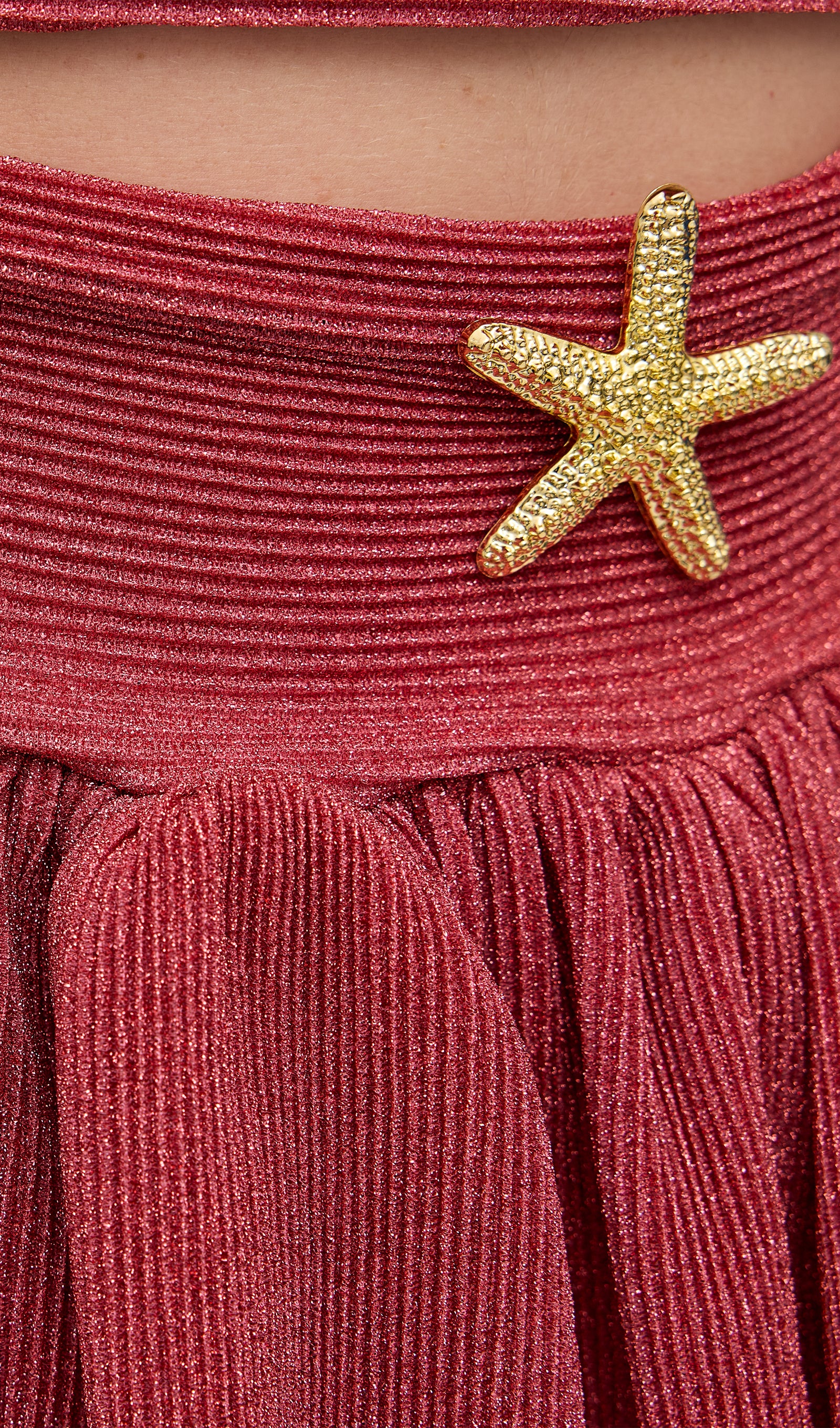 Midikleid in A-Linie mit Blumenmuster und Laternenärmeln