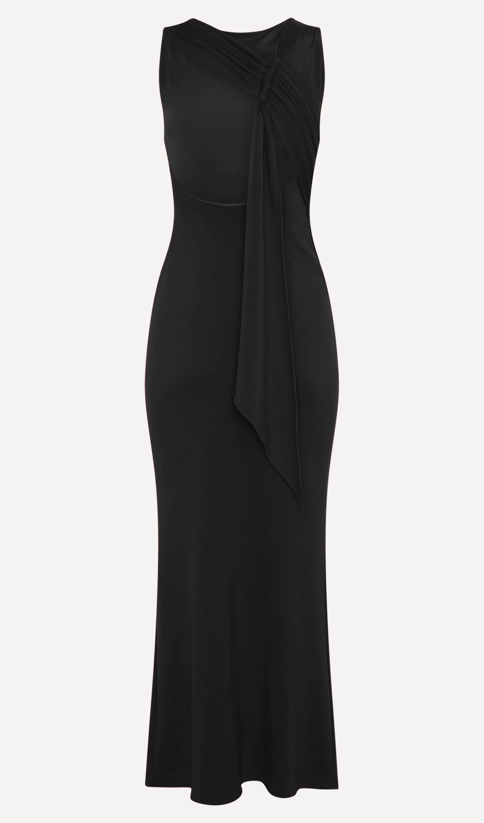 Midikleid in A-Linie mit Blumenmuster und Laternenärmeln
