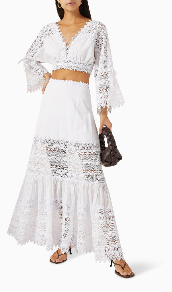 Crochet Skirt And Top Set