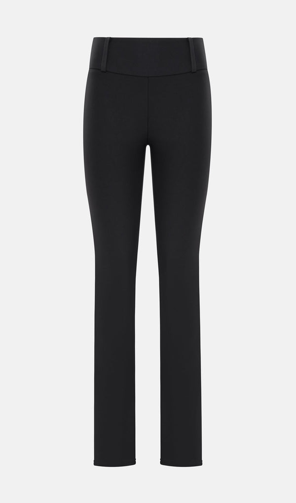 Flared Trousers With A Wide Waistband