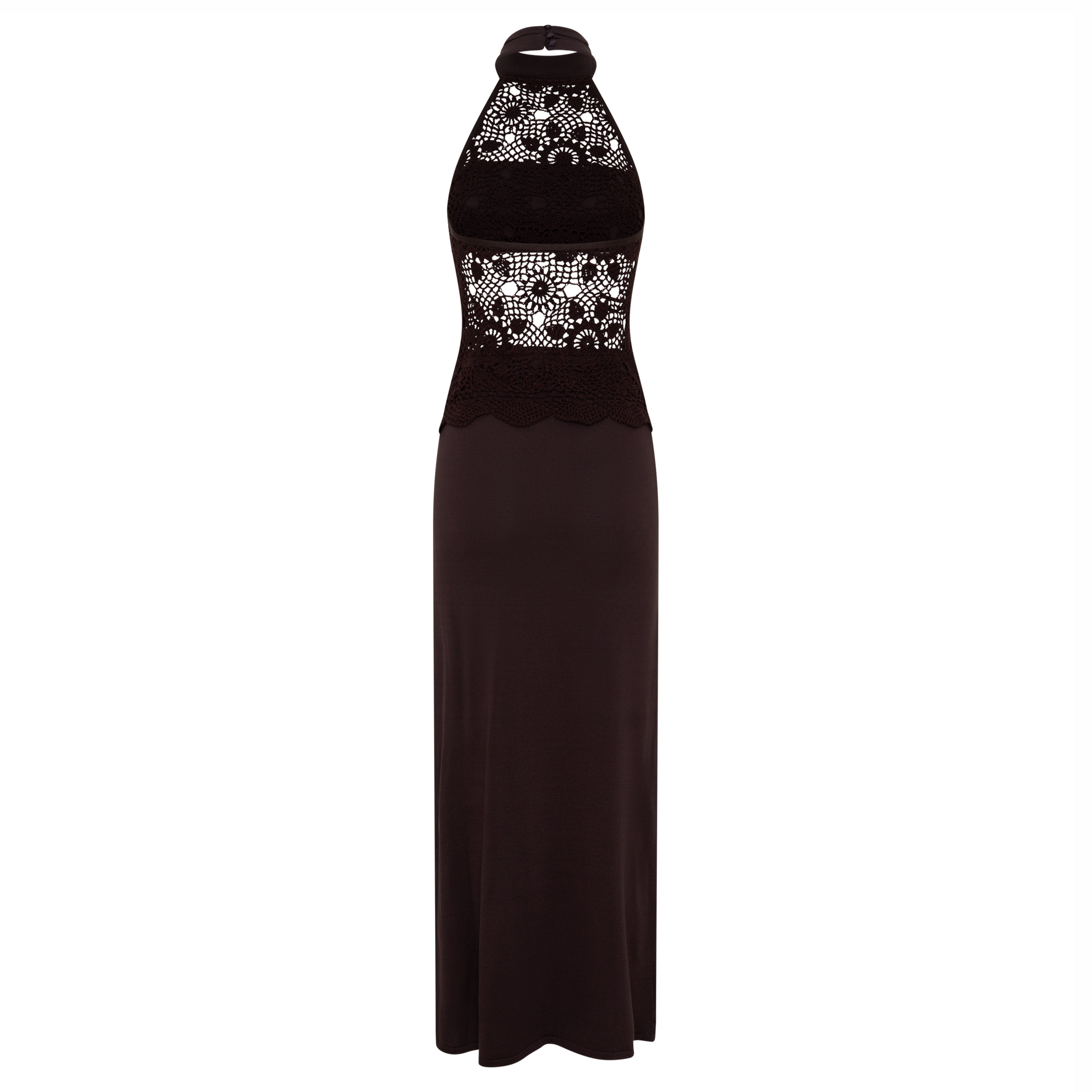 Midikleid in A-Linie mit Blumenmuster und Laternenärmeln