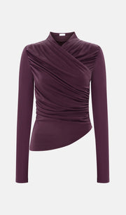 Midikleid in A-Linie mit Blumenmuster und Laternenärmeln