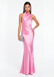 Midikleid in A-Linie mit Blumenmuster und Laternenärmeln