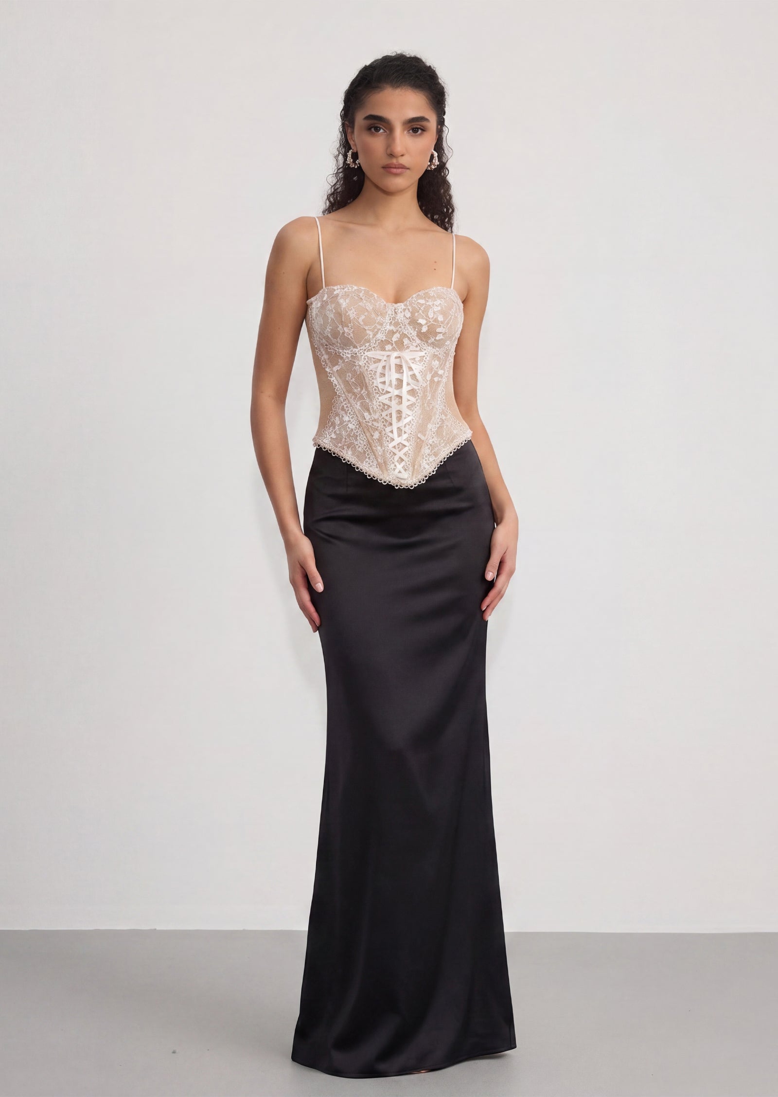 Maura Lace Corsetry Top