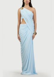 Layali Rose One Shoulder Maxi Dress