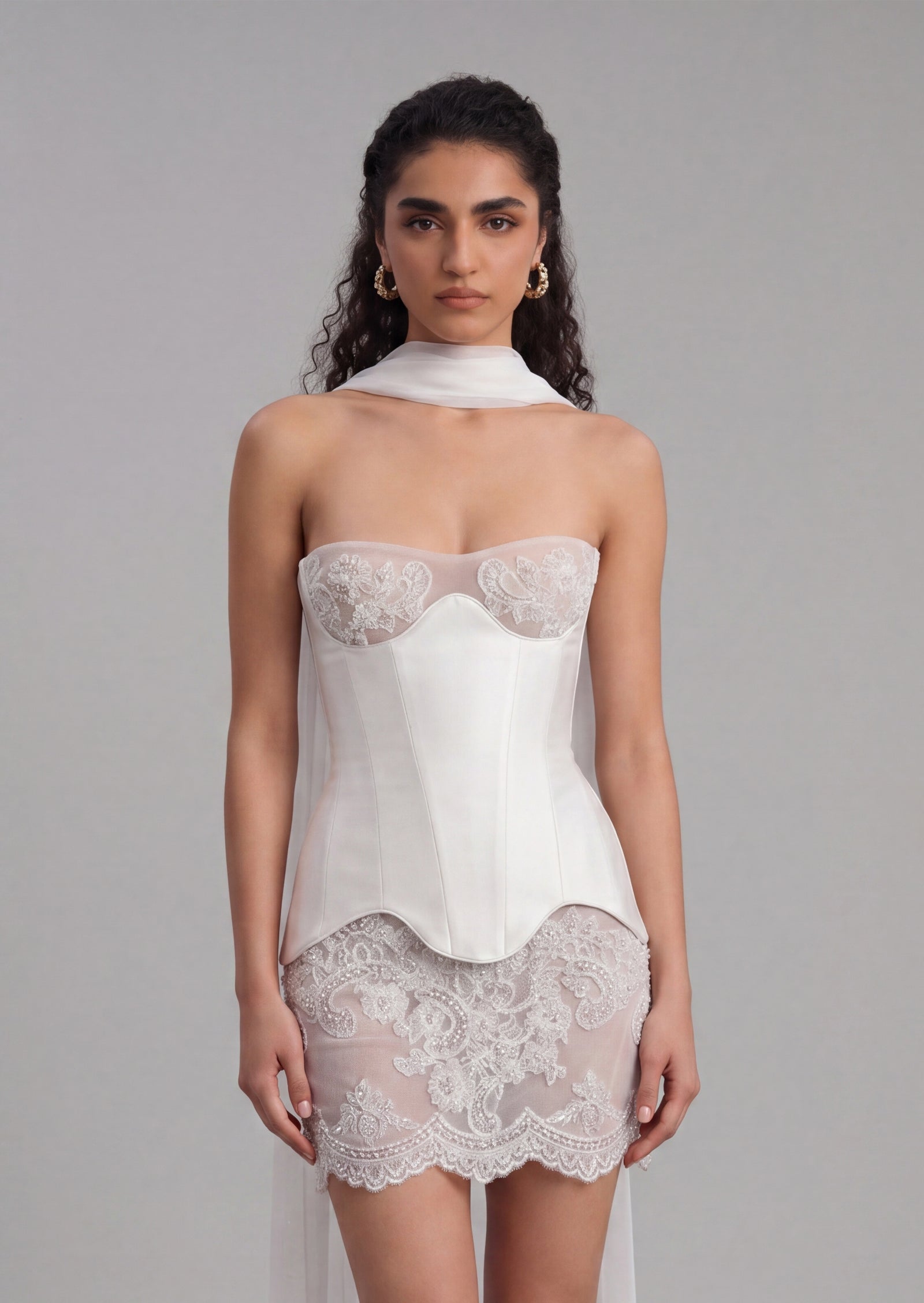 Leona Corset Bodice & Mini Skirt Set