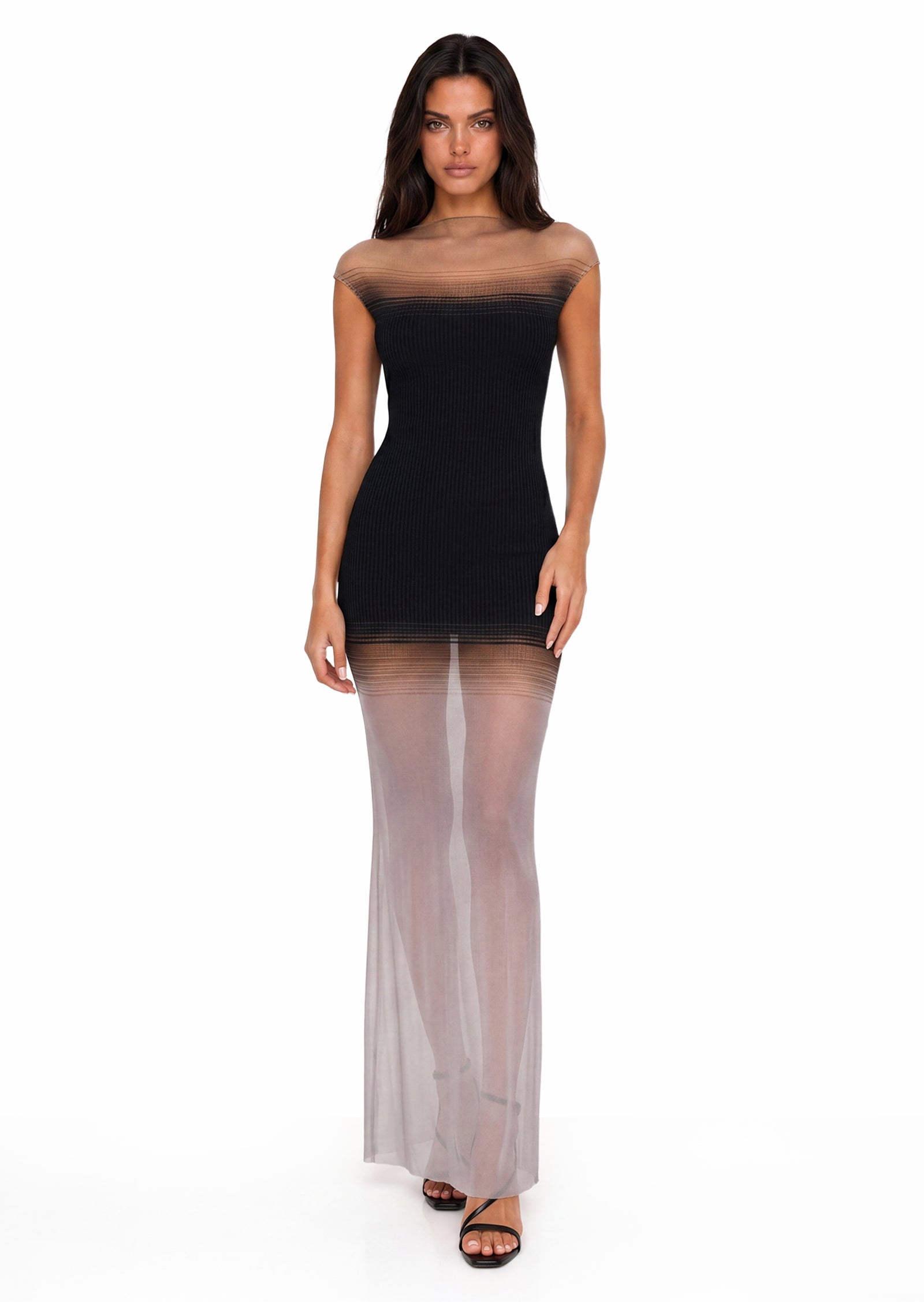 Baldev Dégradé Knit Maxi Dress