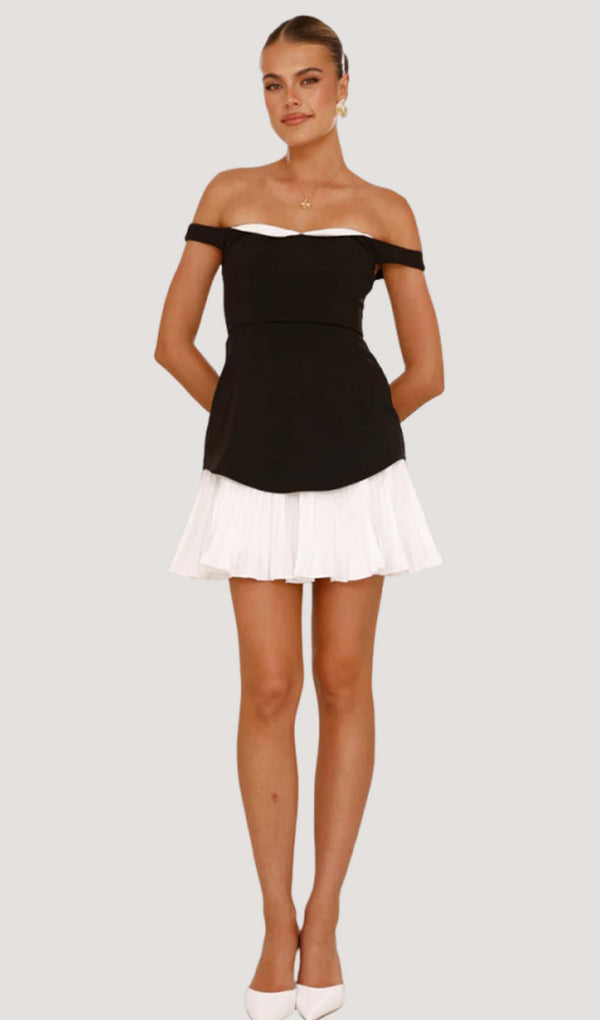 Off Shoulder Mini Dress