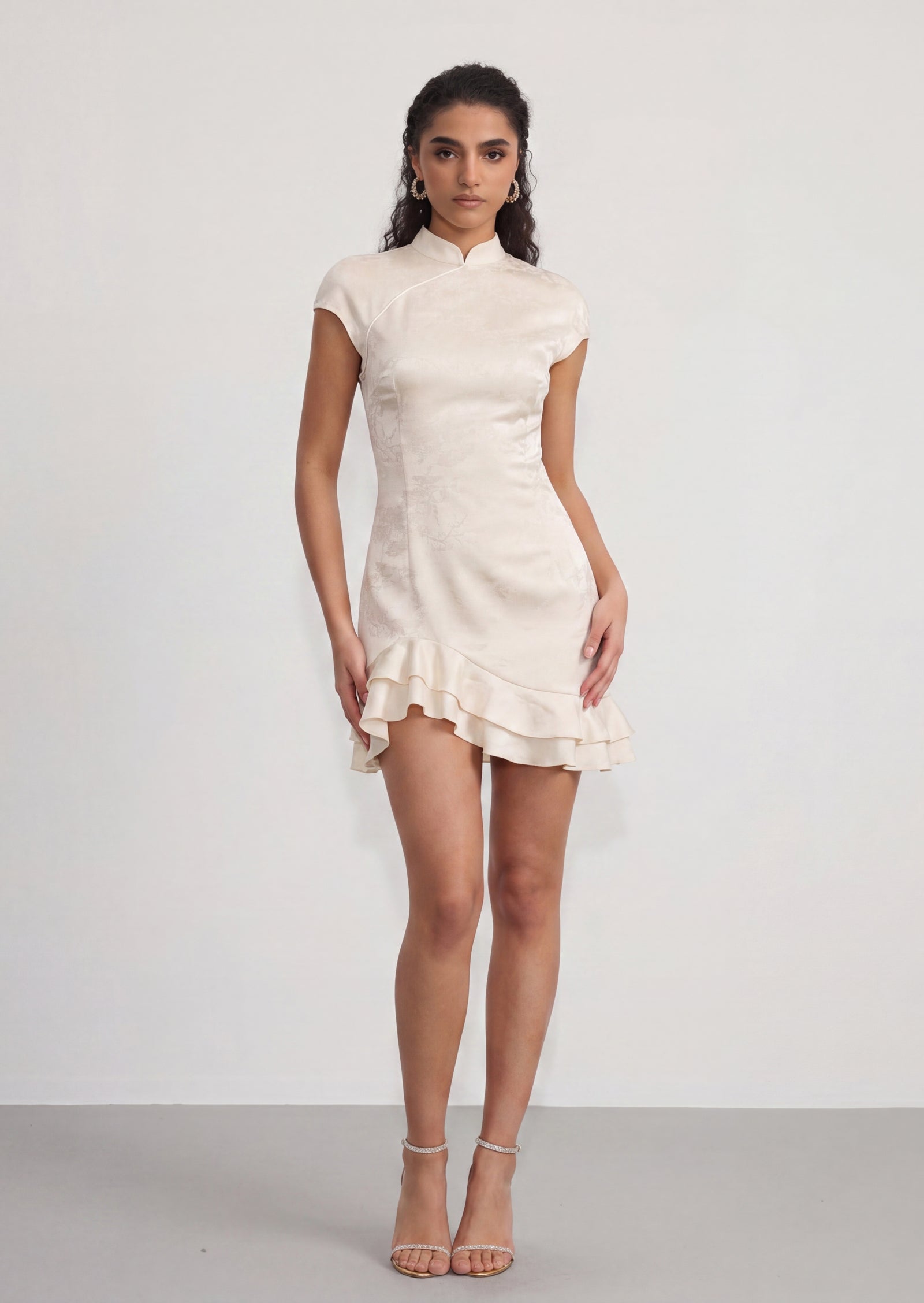 Olyra Ruffled Mini Dress