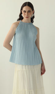Geblümtes Maxikleid mit V-Ausschnitt und Taillengürtel