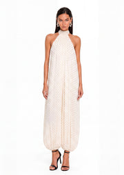 Abeytu Chiffon Balloon Jumpsuit