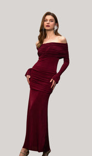 Midikleid in A-Linie mit Blumenmuster und Laternenärmeln