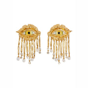 Surrealist Eye Chandelier Earrings