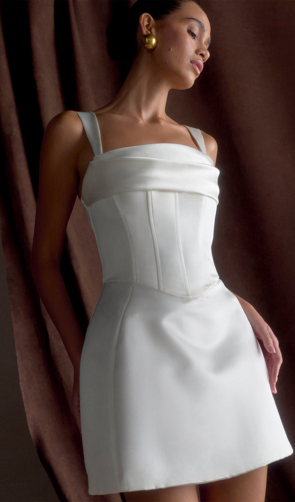 Satin Corset Mini Dress