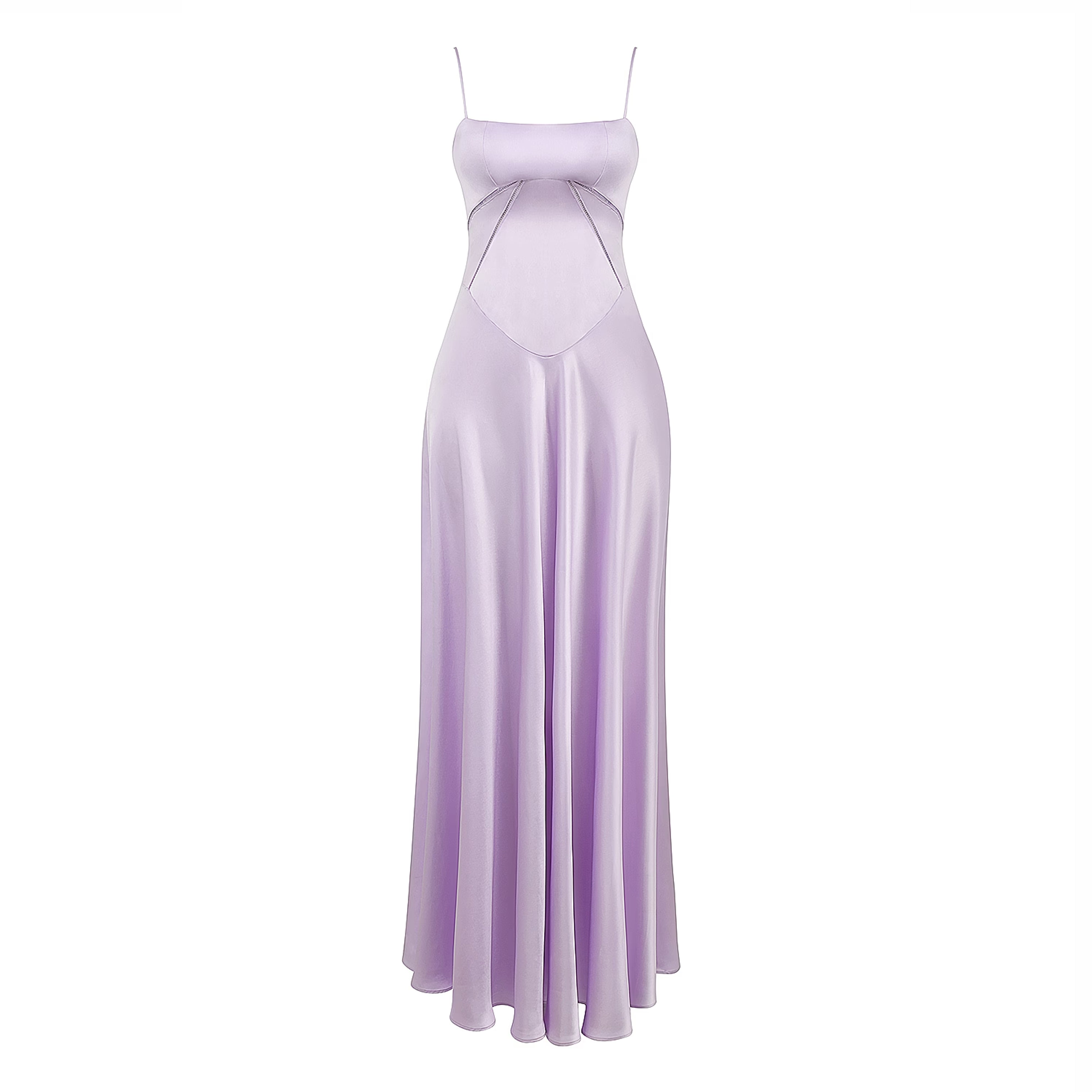 Midikleid in A-Linie mit Blumenmuster und Laternenärmeln