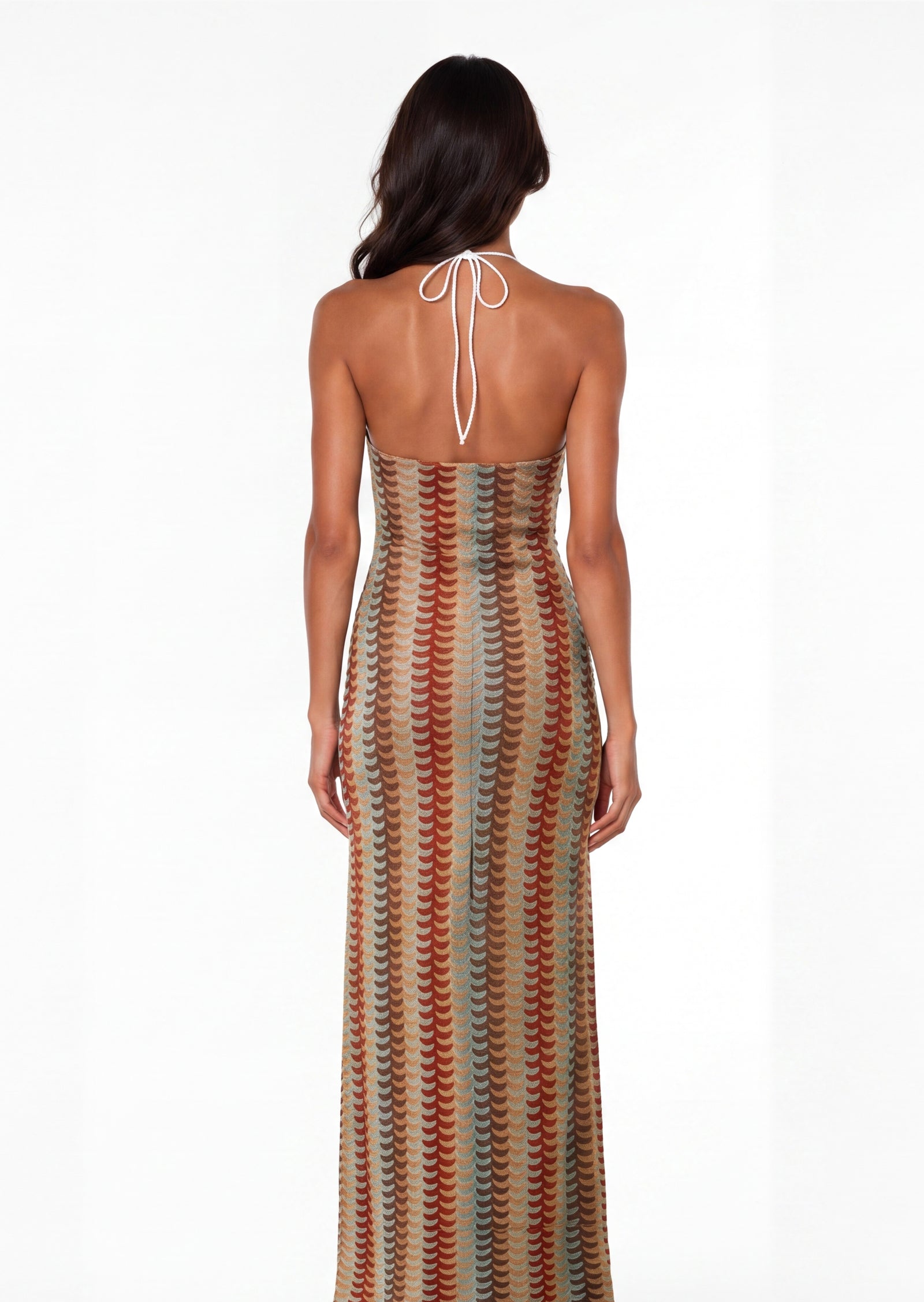Alexis Crochet Halter Maxi Dress