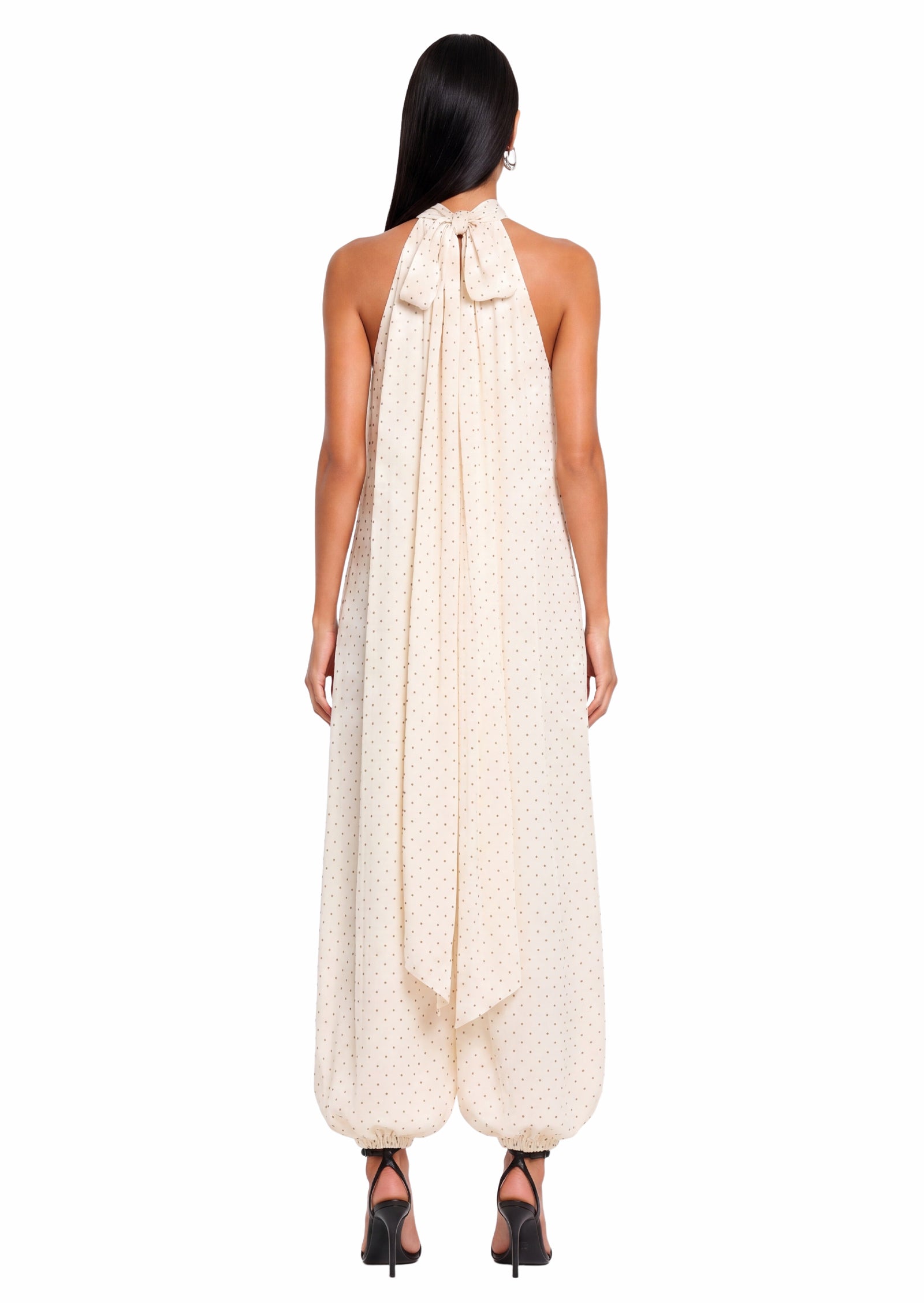 Abeytu Chiffon Balloon Jumpsuit