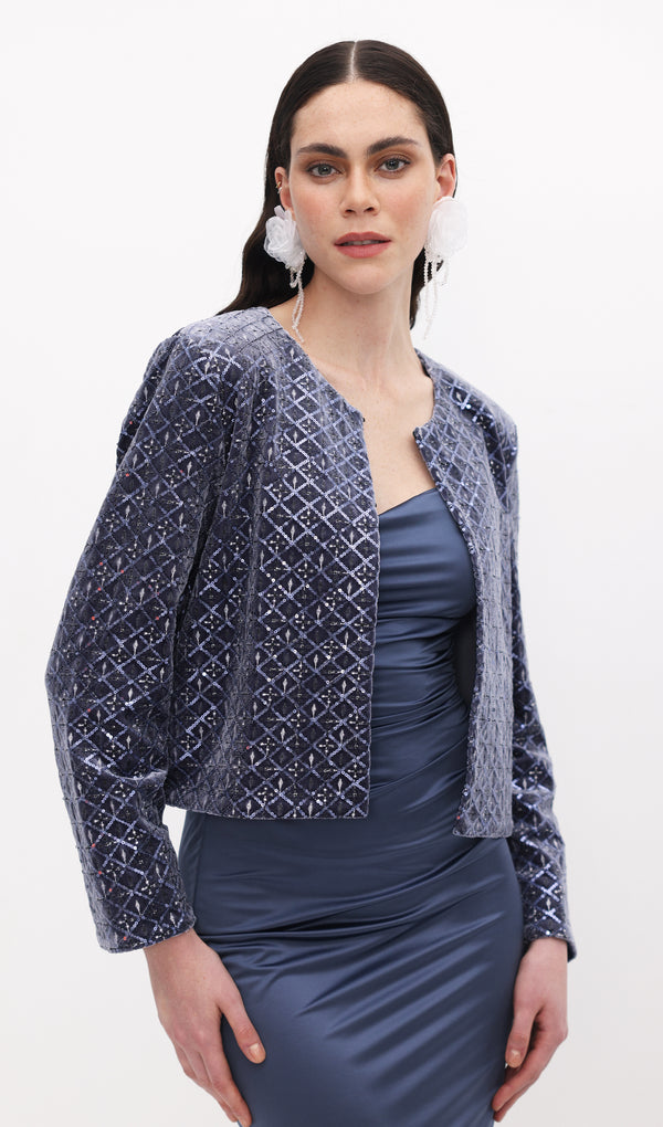 Velvet Embellished Jacket