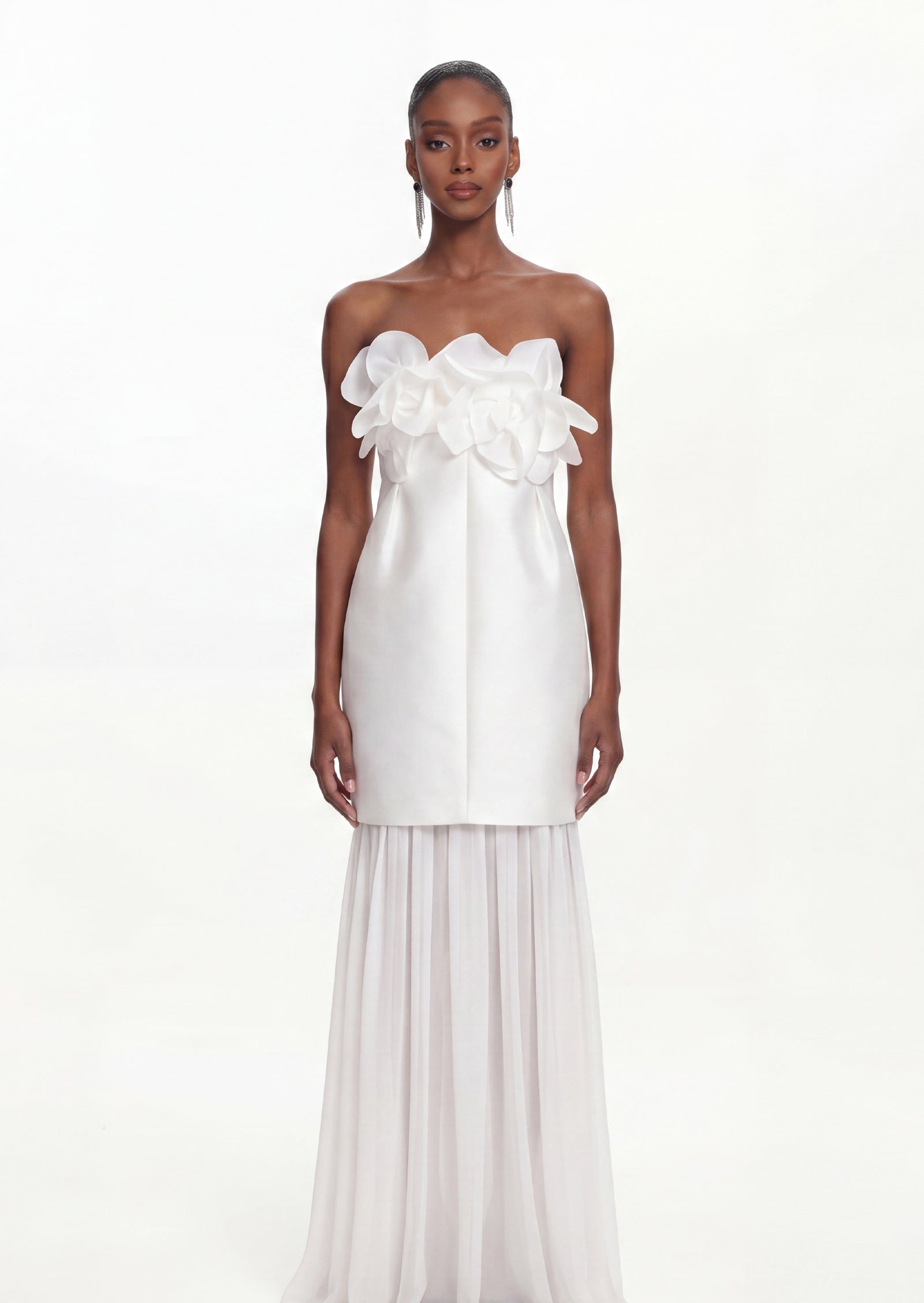 Tamara Off Shoulder Maxi Dress Set In White