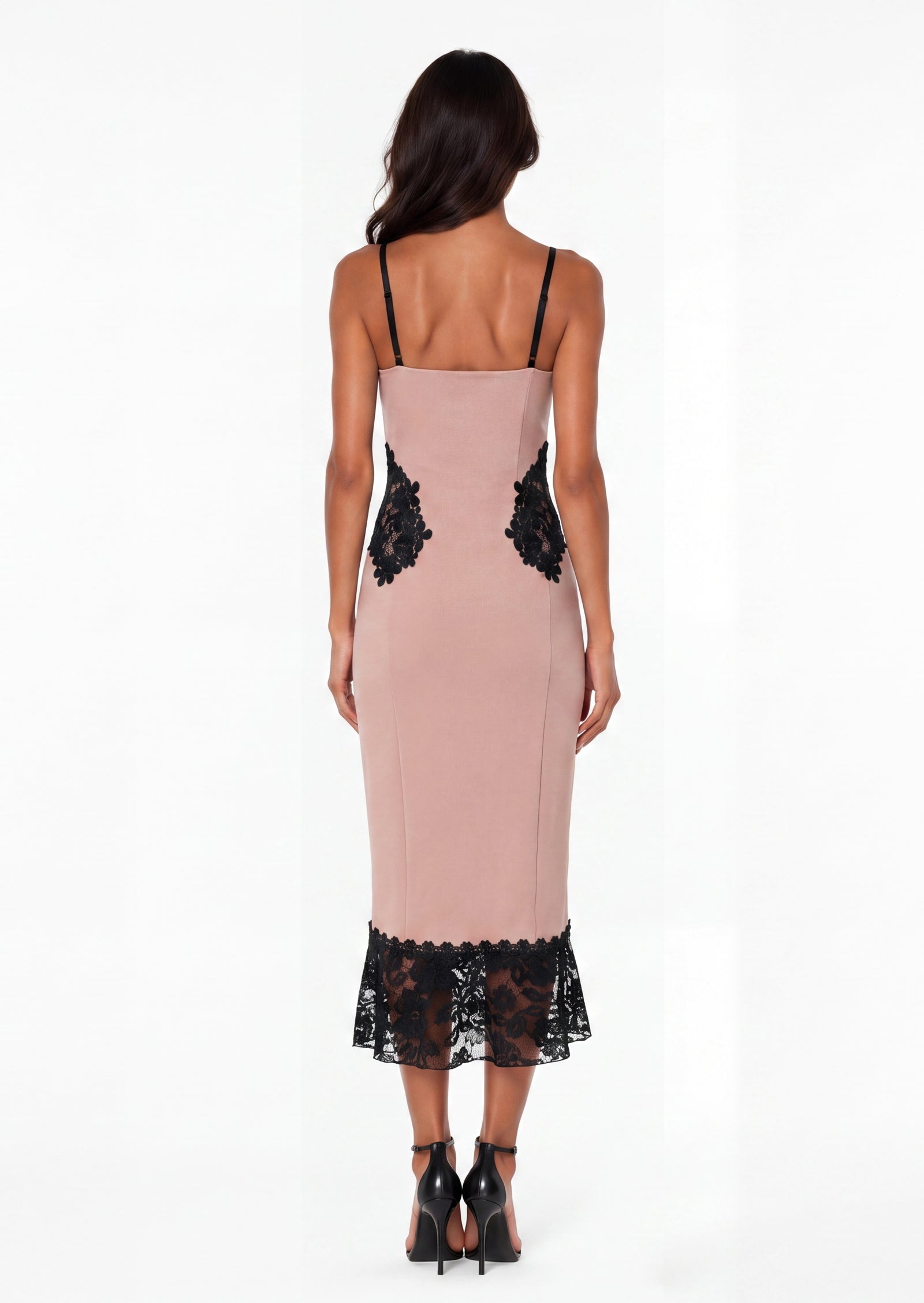 Kinsley Bodycon Lace Midi Dress