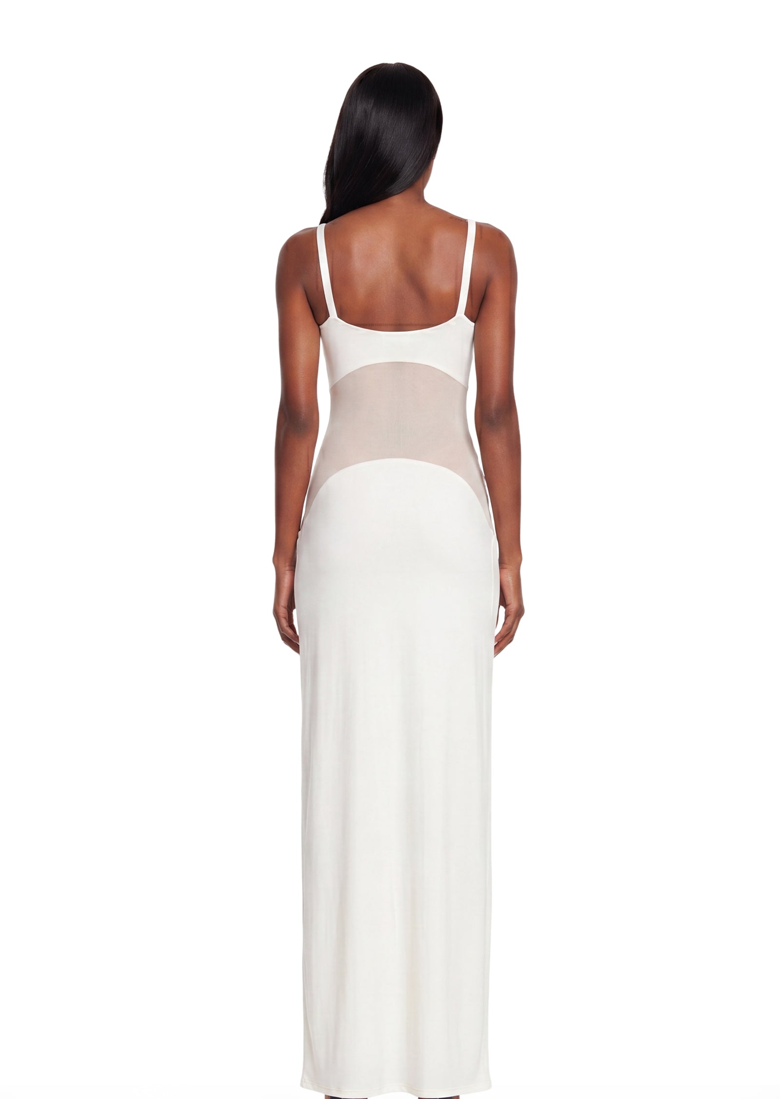 Midikleid in A-Linie mit Blumenmuster und Laternenärmeln