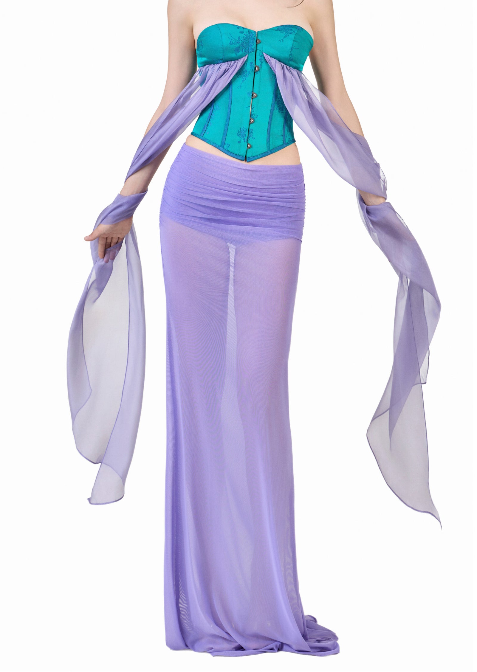 Achala Corset & Tulle Skirt Set