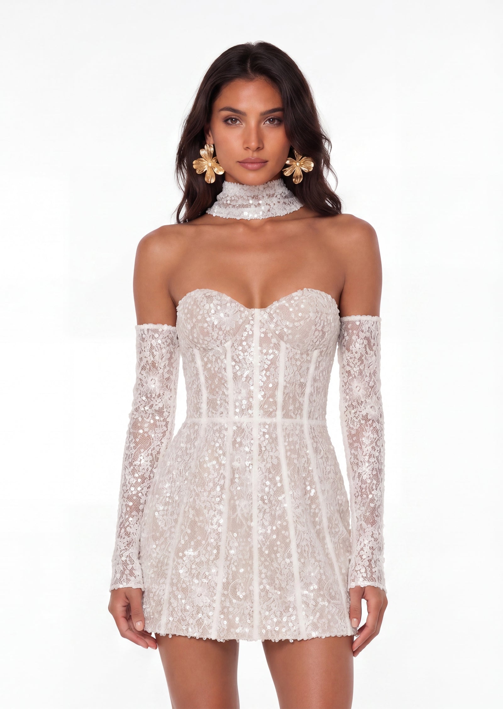 Taline Off Shoulder Mini Dress
