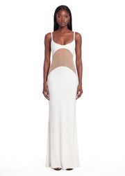 Sheer Knit Curve Maxi Dress（Final Sale）